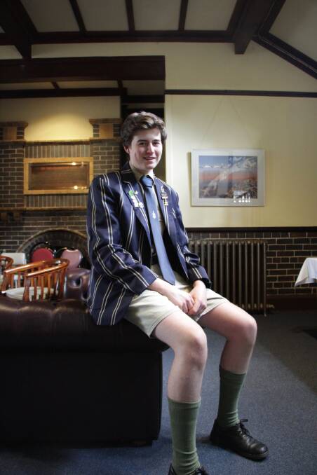 Henry O’Neil will be spending part of his summer holidays at National Youth Science Forum in Canberra.
