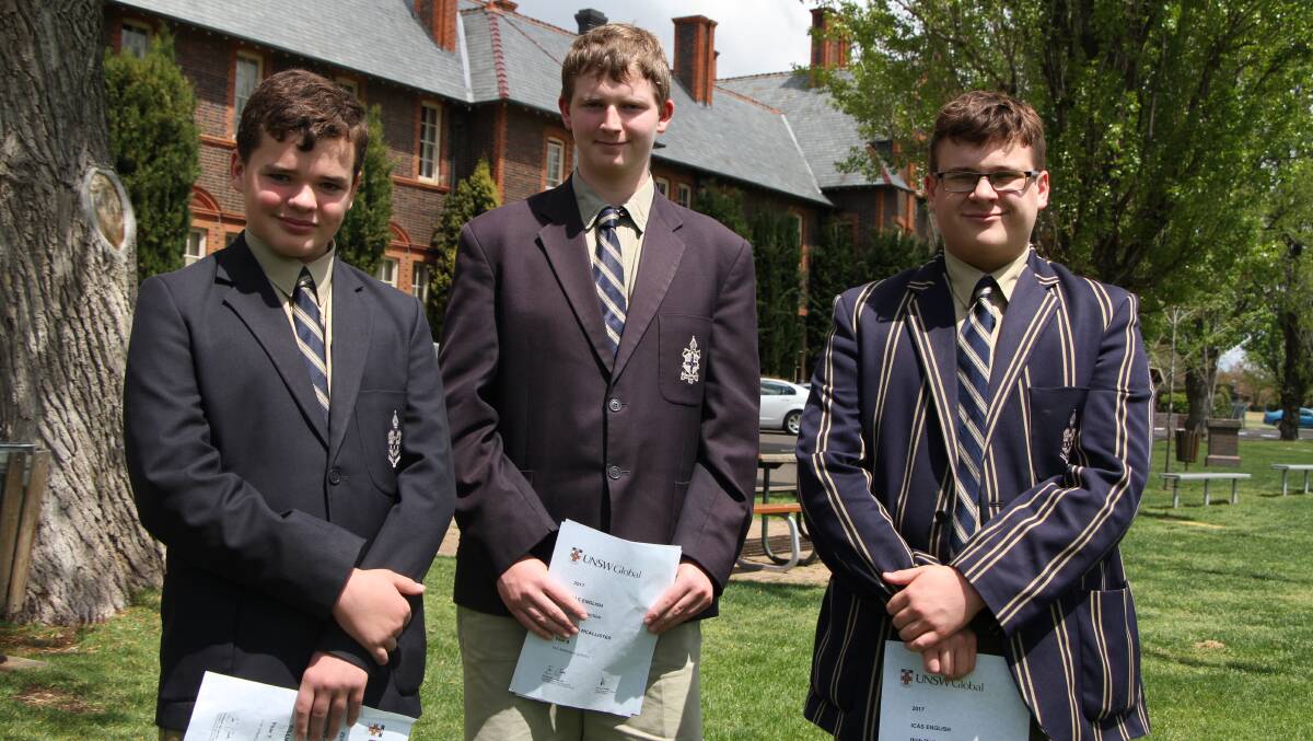 William Jubb, Hudson McAllister and Owen Chandler each achieved High Distinctons in the English ICAS competition.