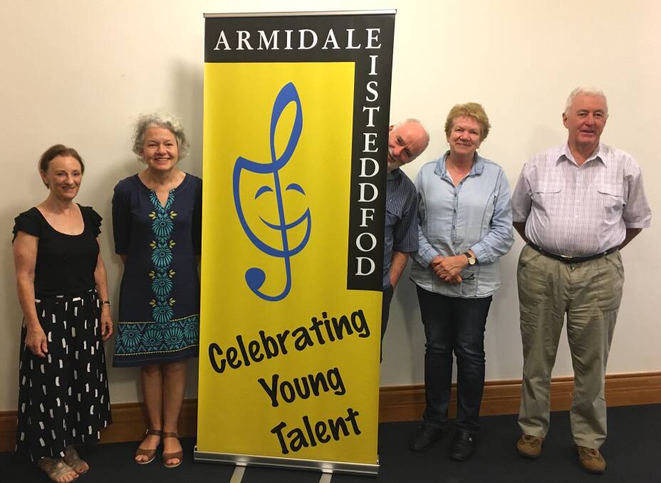 The committee of the Armidale Eisteddfod, which is being held at the Old Armidale Teachers College.