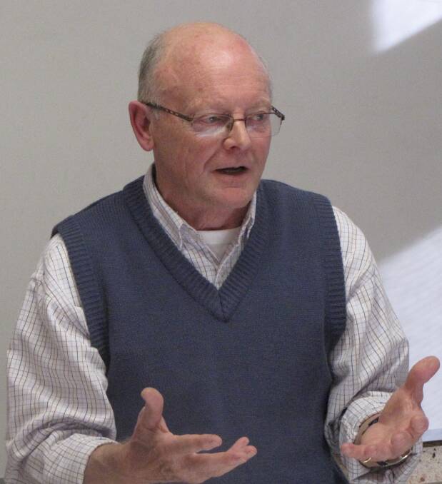 HONOUR: The University of New England has conferred the title Emeritus Professor on retired historian David Kent. Picture: Professor Thomas Fudge