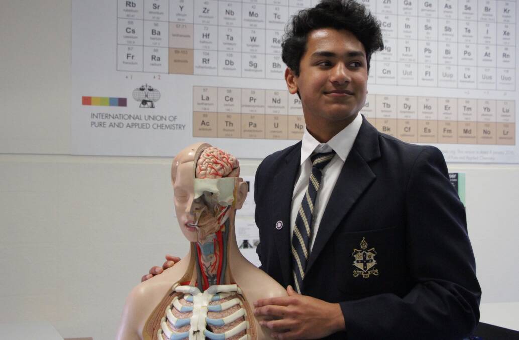 Mehdi Ahsan has made the state finals of the Australian Brain Bee competition, to be held at the University of NSW in Sydney next week.