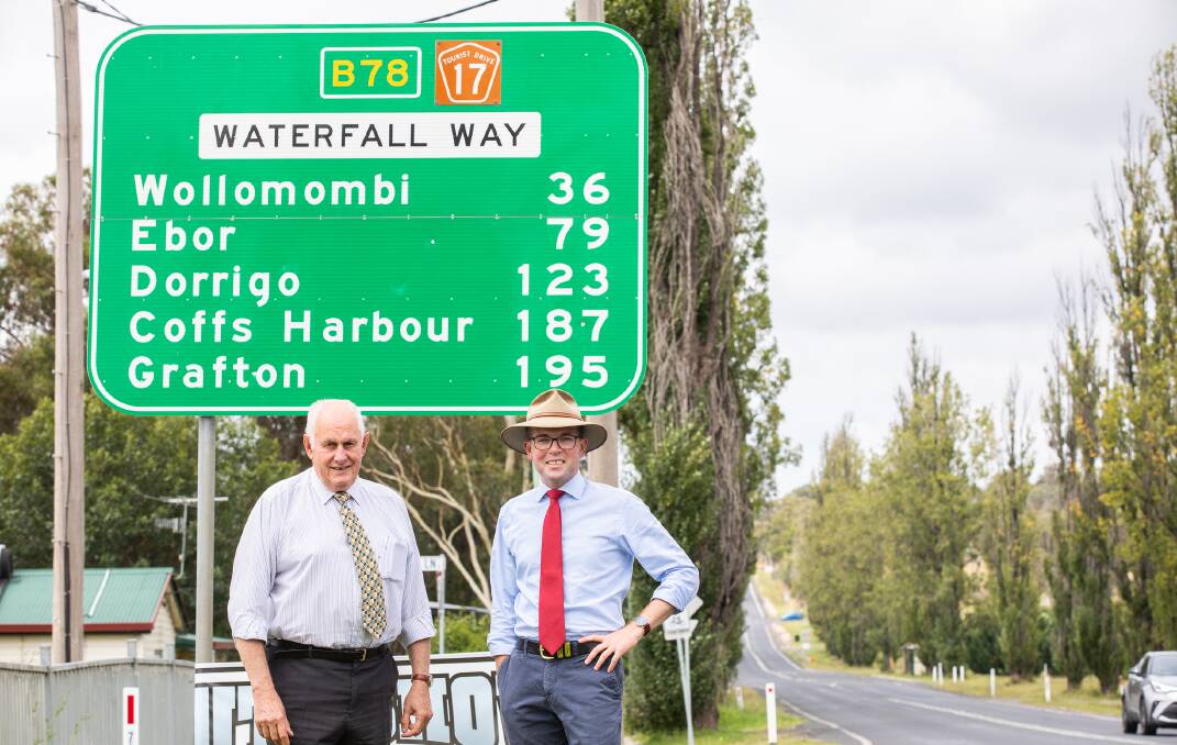 Mayor Ian Tiley and Northern Tablelands MP Adam Marshall have welcomed the huge $8 million investment to upgrade Waterfall Way between Armidale and Ebor.