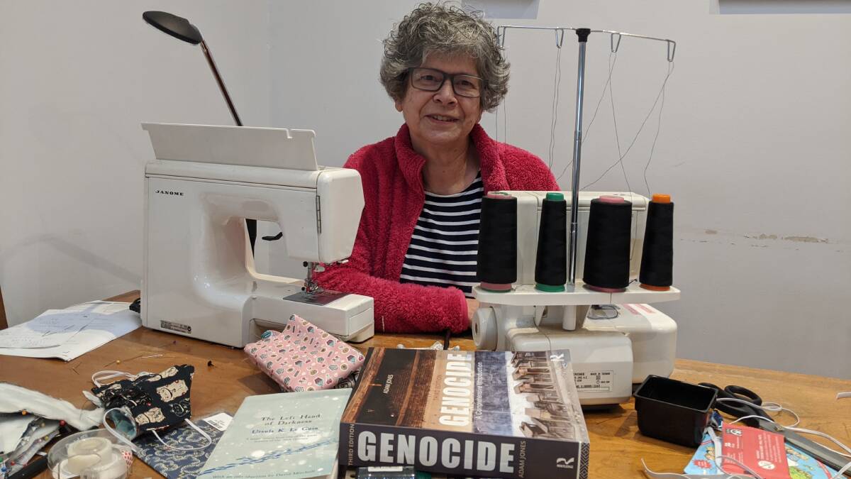 When a global crisis hits, sewing machines become important