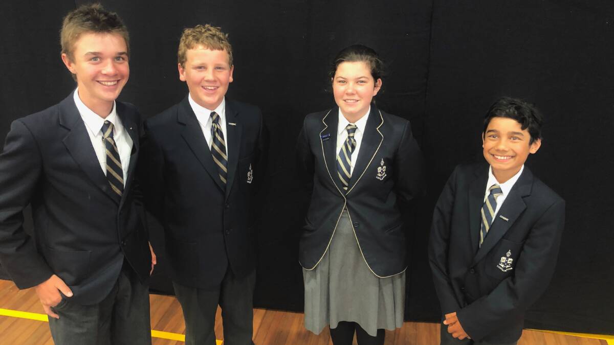 TAS Middle School debaters Daniel Emmery, Jack Coddington, Bella Fernance and Samuel Krishnan are national champions after taking out the junior division grand final of the National Virtual Debating Competition.
