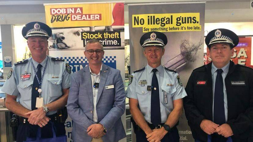 Police promote gun safety in Armidale shopping centre