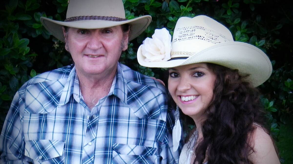 Rachel Jillett with her late father Evan, who was the inspiration behind her latest single.