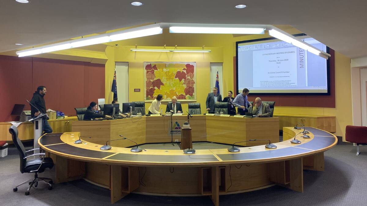 Thursday's extraordinary meeting voted to put the 2020-21 budget on display for public submissions. Picture: Laurie Bullock