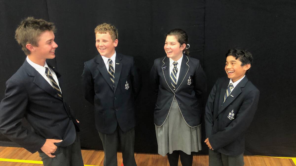 TAS Middle School debaters Daniel Emmery, Jack Coddington, Bella Fernance and Samuel Krishnan are national champions after taking out the junior division grand final of the National Virtual Debating Competition.