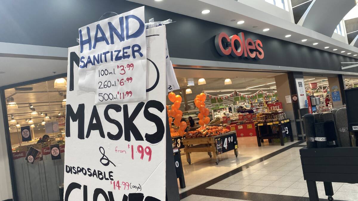 Coles asks customers and staff to wear masks in store
