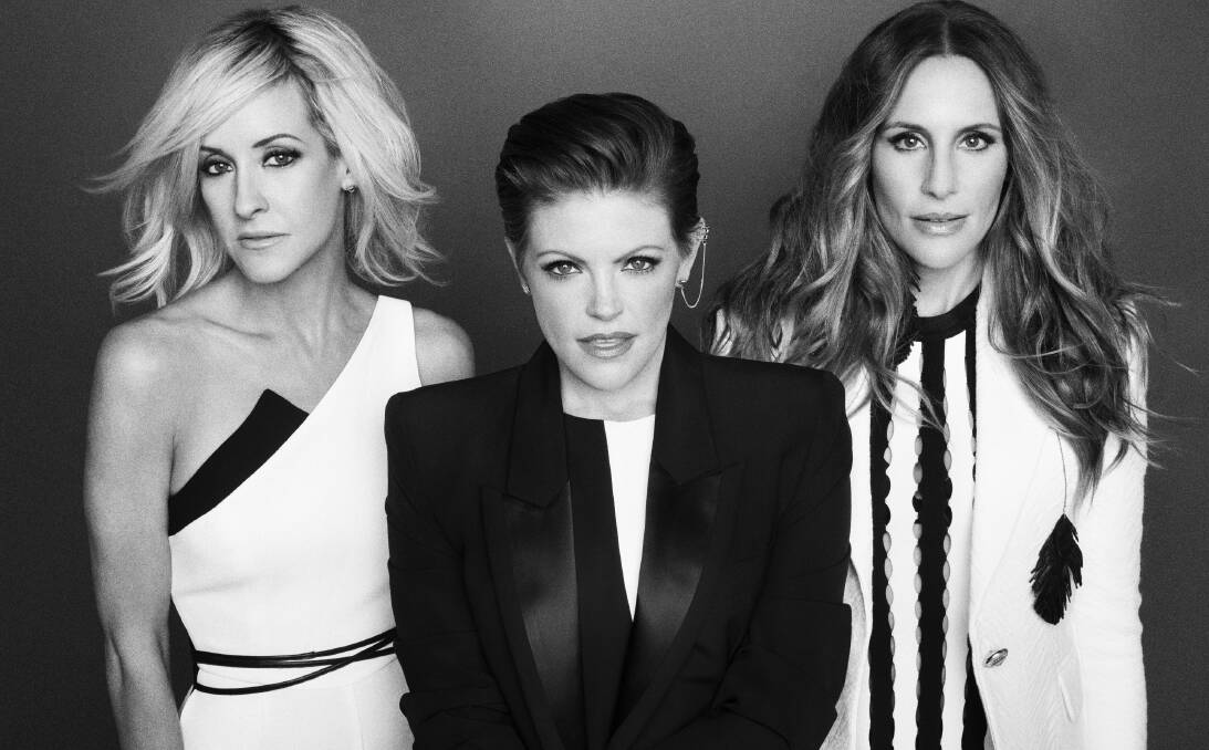 TAKING THE LONG WAY: The Dixie Chicks - Martie Maguire, Natalie Maines and Emily Robison - return to Australia next year to headline CMC Rocks Queensland at Ipswich in March.