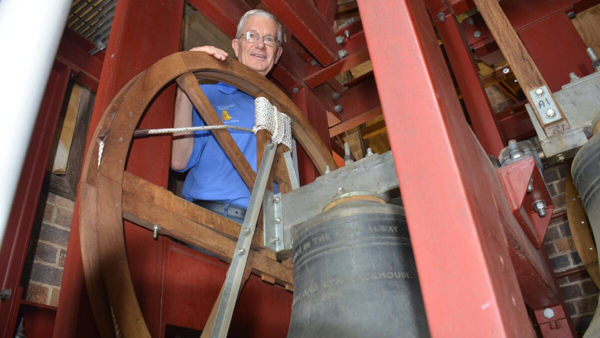 Simon McMillan, Tower Captain of the St Peter's bellringers, says the catherdral's bells will be heard in Armidale on Saturday to mark the VP Day anniversary.