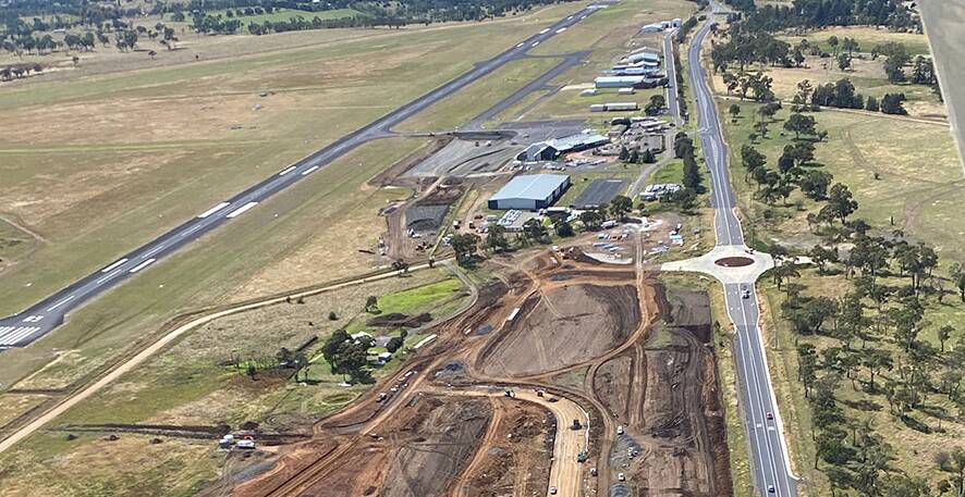 Why construction of the airport precinct is soaring ahead