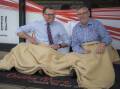 SLEEPING ROUGH: Northern Tablelands Adam Marshall and Armidale Ex-Services Club CEO Scott Sullivan will join about 20 people for the annual Armidale Vinnies Community Sleepout on Friday, August 19. 