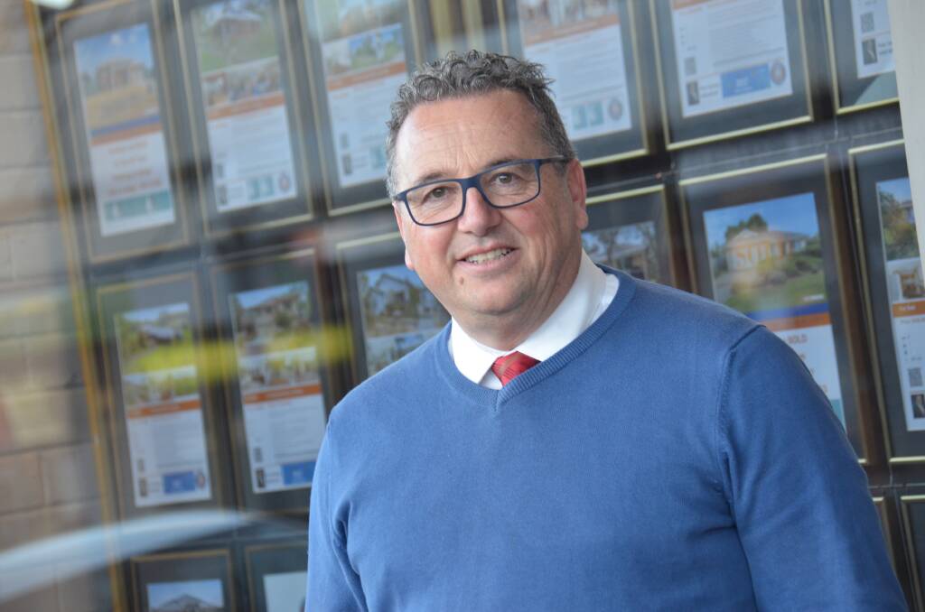 CONCERN: Peter Georkas, the licensee at Hutchinson and Harlow Real Estate, said they would not be having any open homes despite the government allowing it. Picture: Laurie Bullock