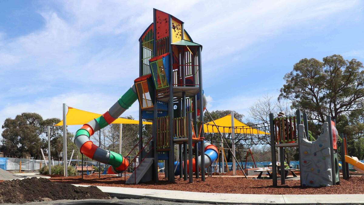 Jump to it: Late addition to Armidale's newest playground