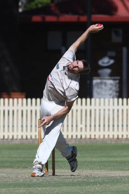 GO-TO GUY: South Tamworth quick Tom O'Neill claimed 2-45 in Central North's win over Central Coast on day one of the Country Championships at Inverell. Photo: Gareth Gardner