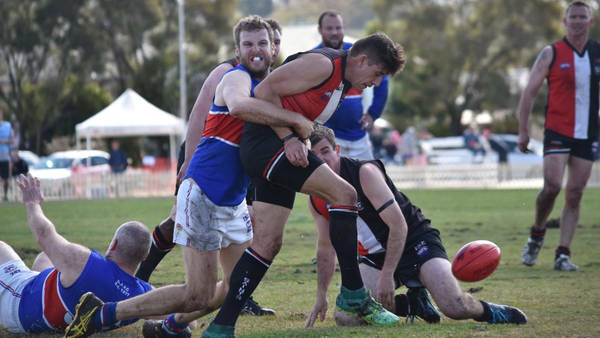 HOW SWEET IT IS: Inverell have celebrated a long-awaited premiership win. Photo: Ben Jaffrey