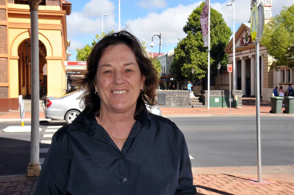 FOCUS ON FUTURE: West Mall trader June Dangar believes it will take a lot more than an aesthetic revamp by Armidale Regional Council to revitalise and restore the city's CBD.