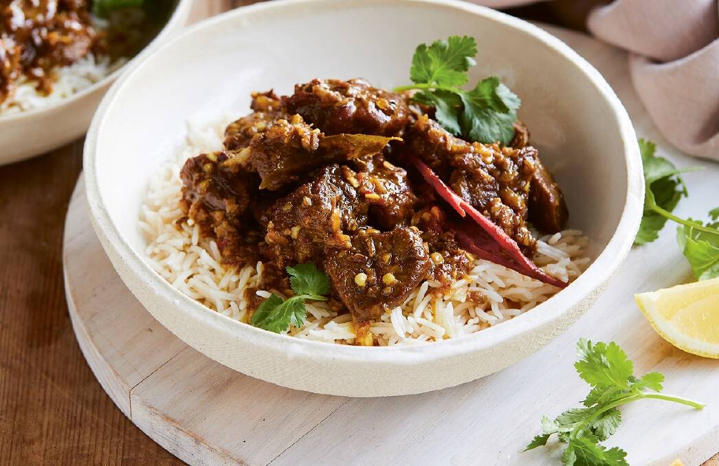 Marie's lamb curry. Picture: Cath Muscat