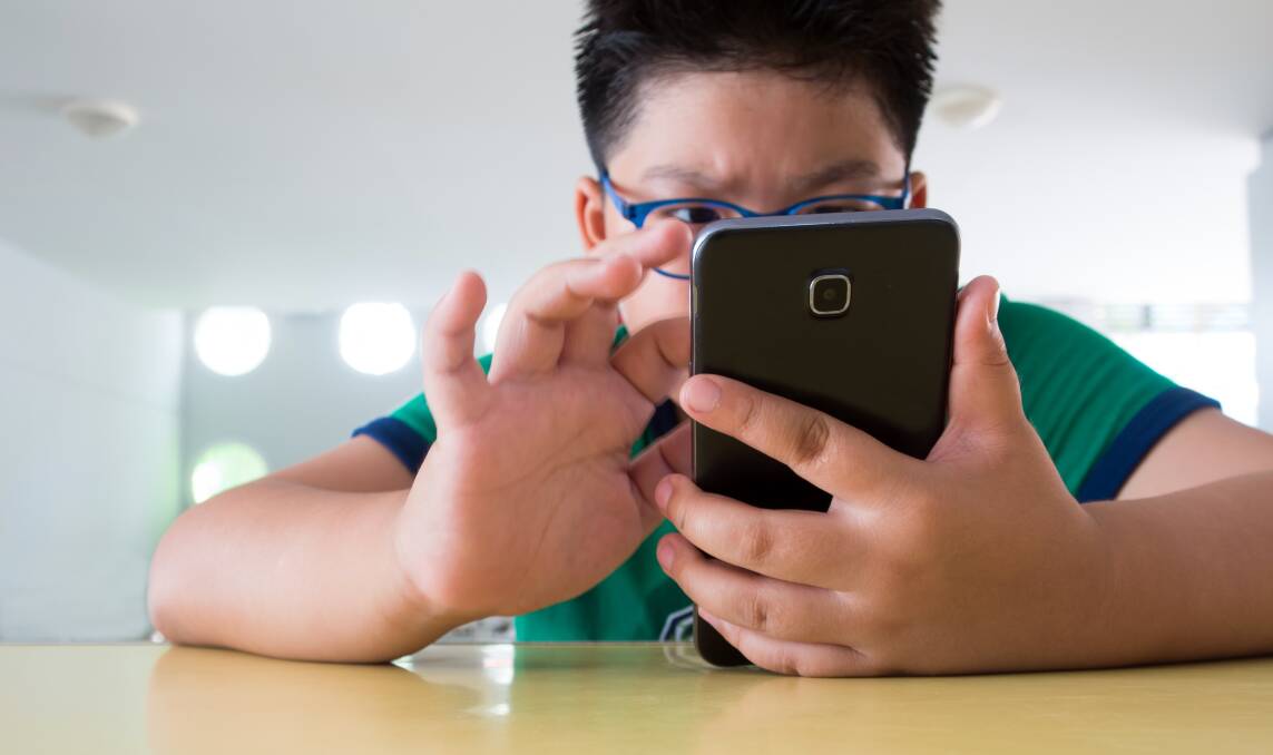 Too much: The problem arises when children replace face-to-face time with screen time.