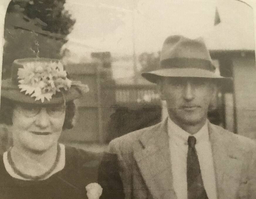 Myra and Billy Newell on Raceday. Year not known.