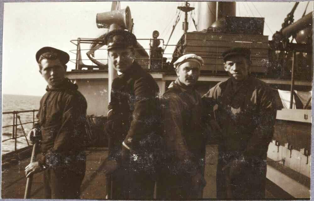 Captain Meyer and crew,  SS Greifswald: The capture of the German maritime code books on the Greifswald were part of Australia's first and greatest intelligence success.