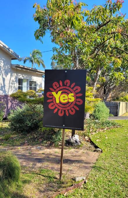 Some 'Yes' signs around the region have been damaged or stolen. 