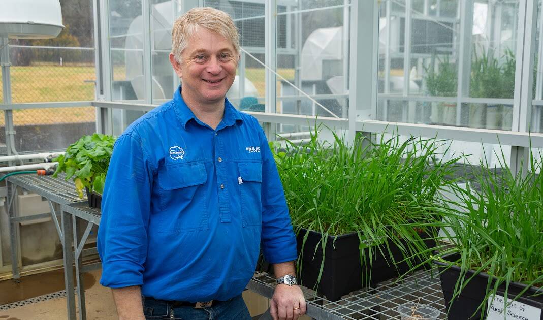 ALL SMILES: Dr Oliver Knox has won two major awards this week, recognising his work in soil health.