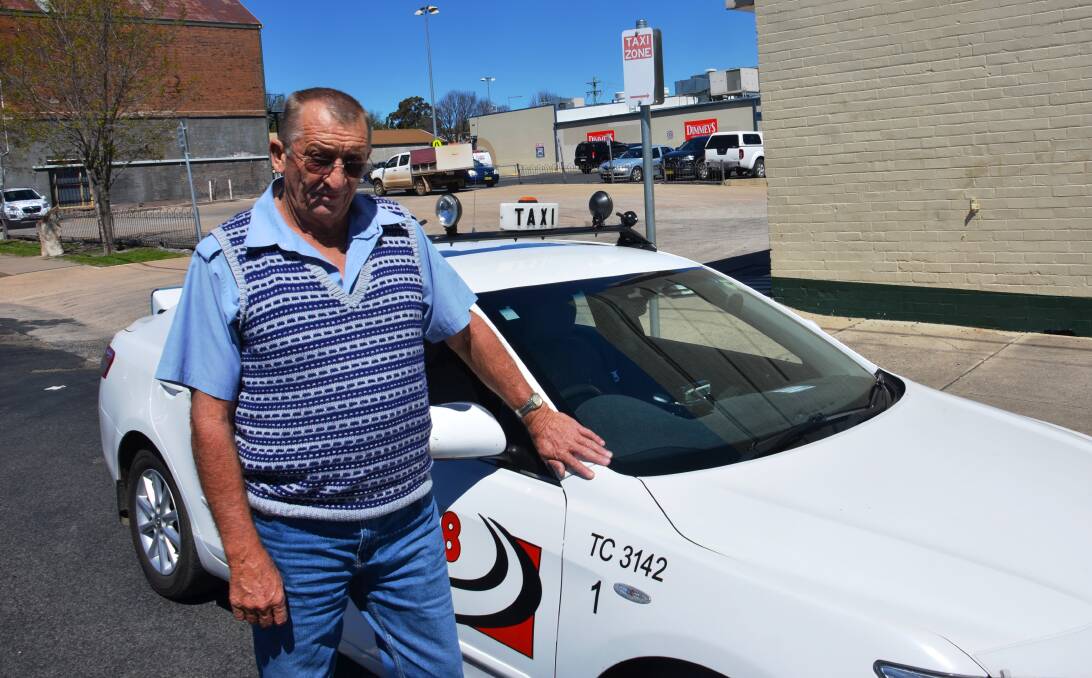 ANGRY: New England cab owner Peter Croskell is one of many drivers across the region  angry at the "unfair" cost of his CTP insurance.
