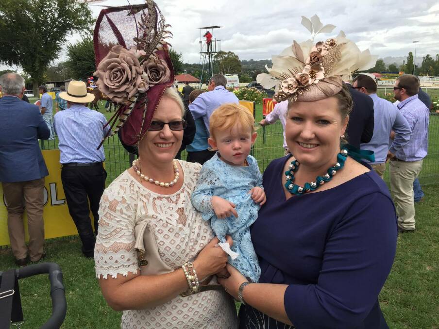 AT THE TRACK: Despite some grey skies and the odd shower, more than 2000 people were trackside for the Armidale Cup race meeting on Monday.