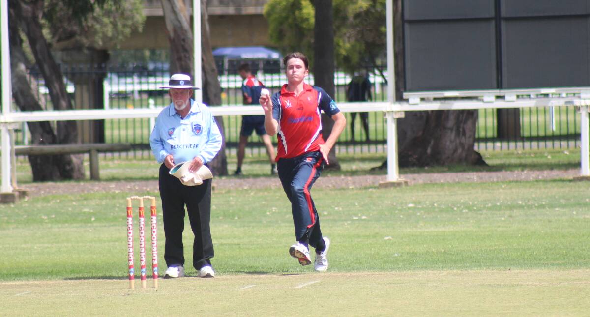 Jackson Gwynne in action for Central North in Narrabri. Photo: North West Courier. 