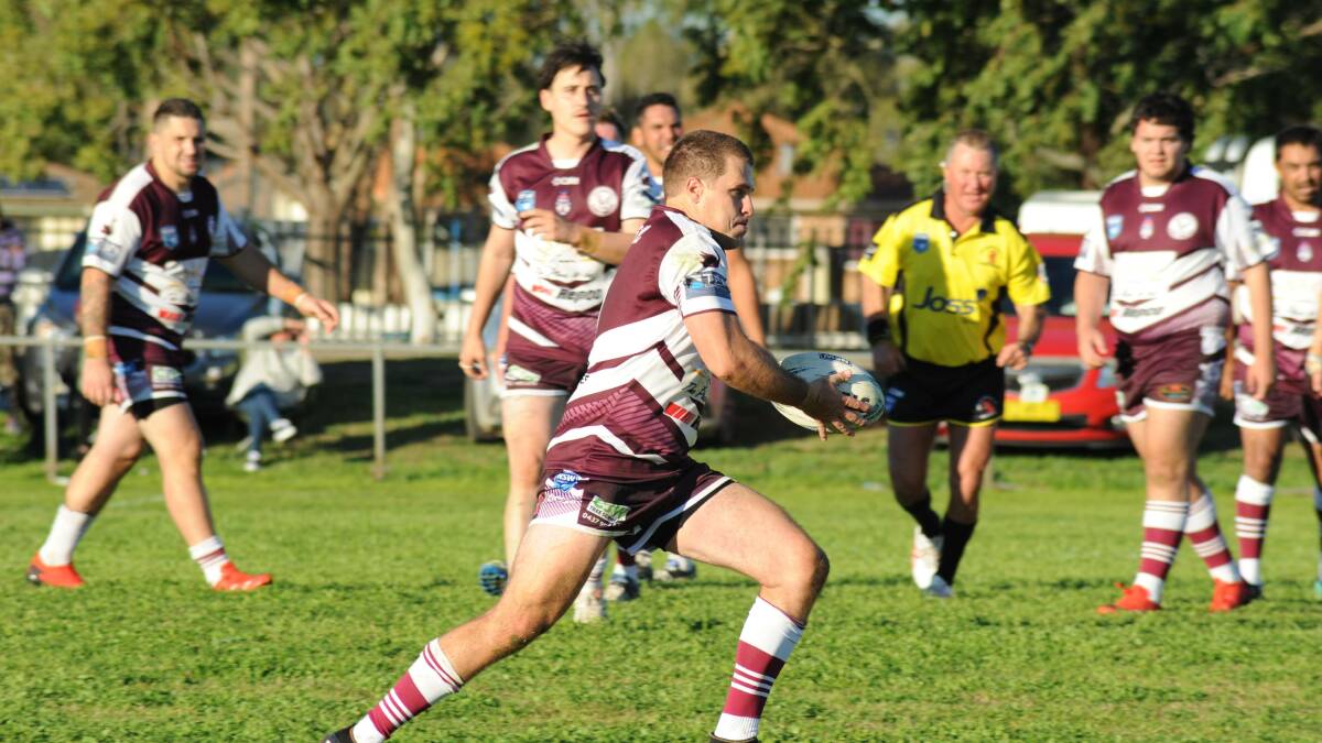 Brayden Vickery, pictured against Moree the week before. Photo: Cady Biddle. 