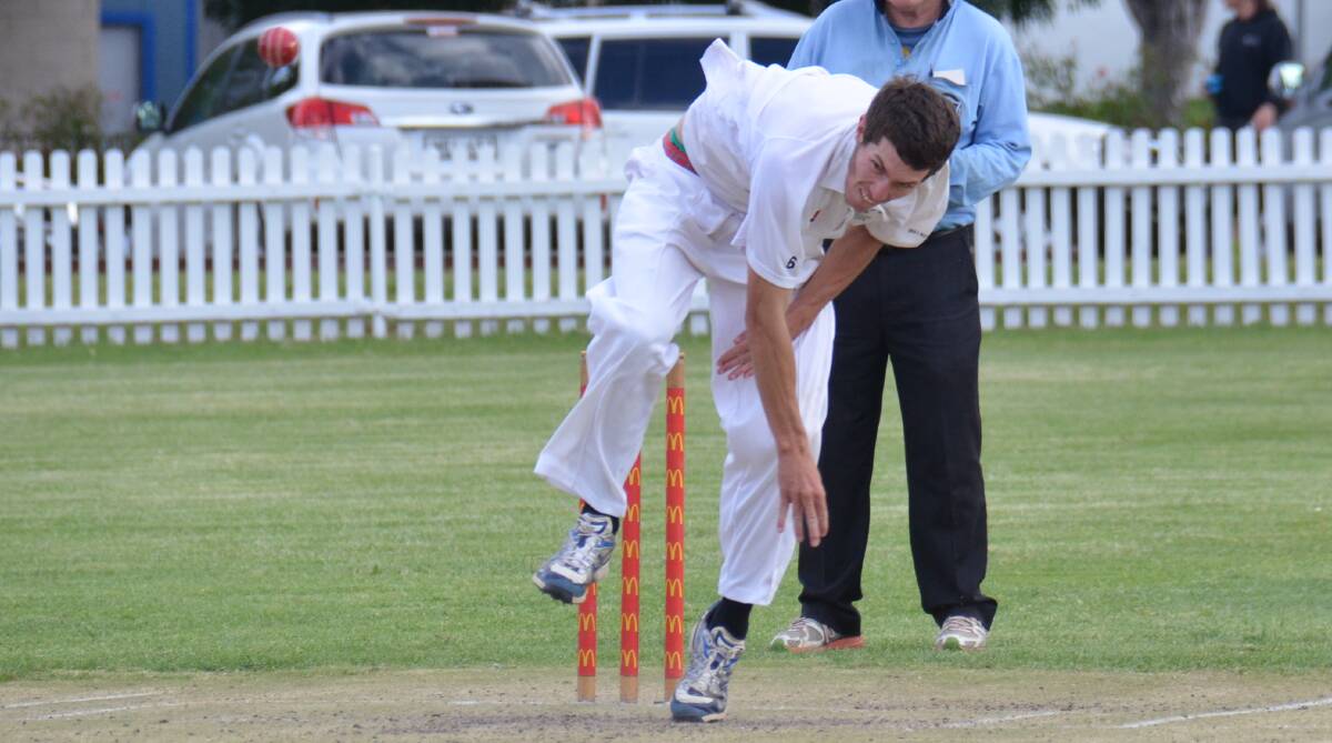 FIRING: Tyson Burey was back to his best against Ex-Services on Saturday. 