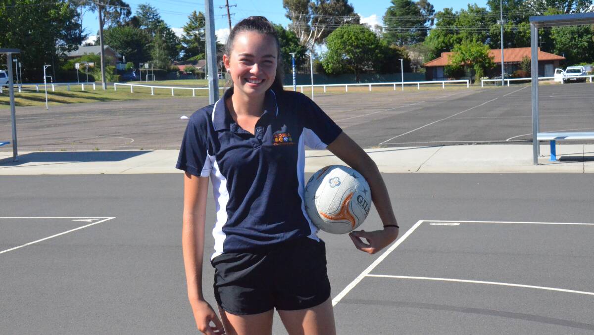 STEP UP: Olivia Joyce is one of five talented Northern Inland netballers selected to be part of Netball NSW's Regional Development squad. 