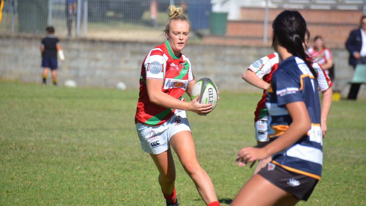 BACK AGAIN: Tenterfield's Georgia O'Neill will lead the Albies women's sevens side this year. 