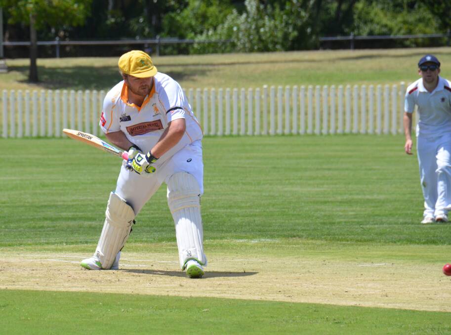 PATIENCE: Time at the crease helped Easts earn a win against Servies. 