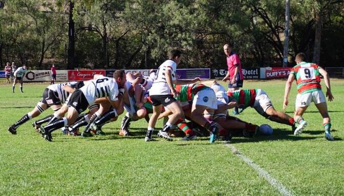 IMPROVEMENT: Tamworth and Albies met in round one with the students winning 42-5. Photo: Sam Rains. 