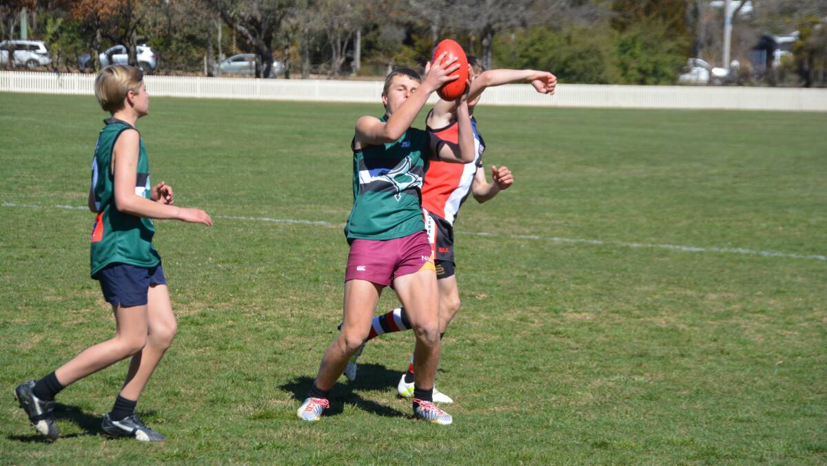 RISING STAR: New England Nomads' Morgan Dunn has benefited from the North West junior AFL competition with involvement in elite pathway programs. 