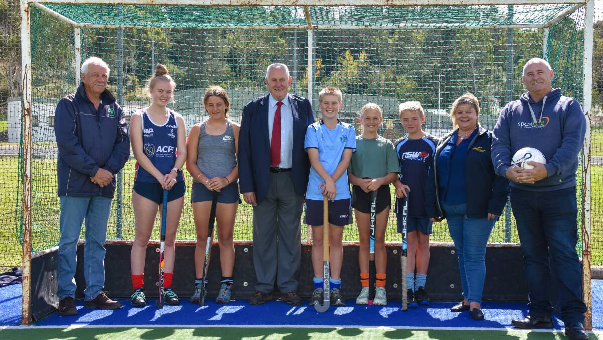 NEW VENTURE: Representatives from Armidale District Cricket, Hockey New England, Armidale Regional Council and Sport UNE Football League came together for the announcement of the Armidale Spring Games to be held in October. 