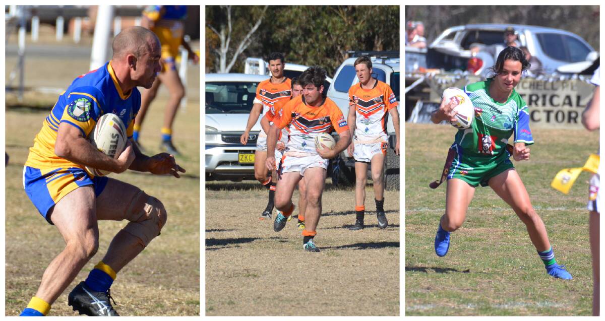 PREPARATION WELL UNDERWAY: Rugby league clubs, Narwan Eels, Uralla Tigers and Armidale Rams have hit the training paddock for the new Group 19 season. 