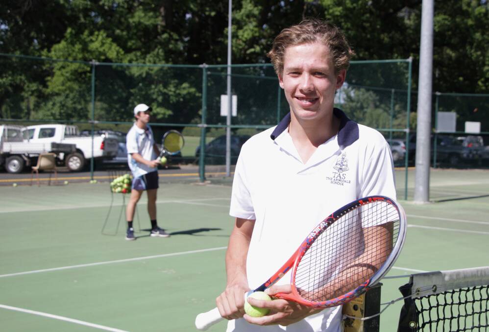 Tennis talent Nicholas Barnier has been selected to represent the AAGPS team in the Combined Independent Schools championships later this month.