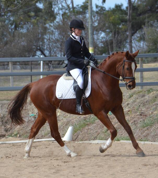 IN HER STRIDE: NEGS dressage coach Rachelle Hirst said the first official competition went off without a hitch. 