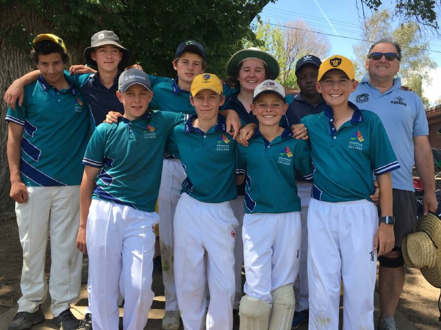 CONVINCING: Armidale Secondary College's under-14 side defeated Oxley High School to progress into the third round of the Coleman Shield. 