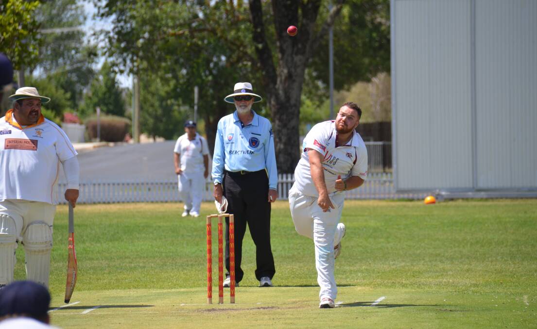 TOP PERFORMER: Jarrod Burton was highlighted by Servies skipper John Elliot for his efforts with the ball. 