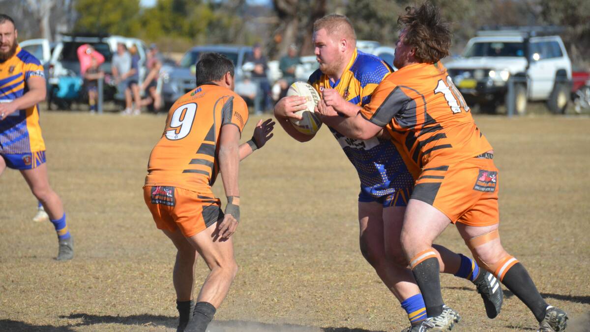 The Tigers defended well in the second-half against Bundarra. 
