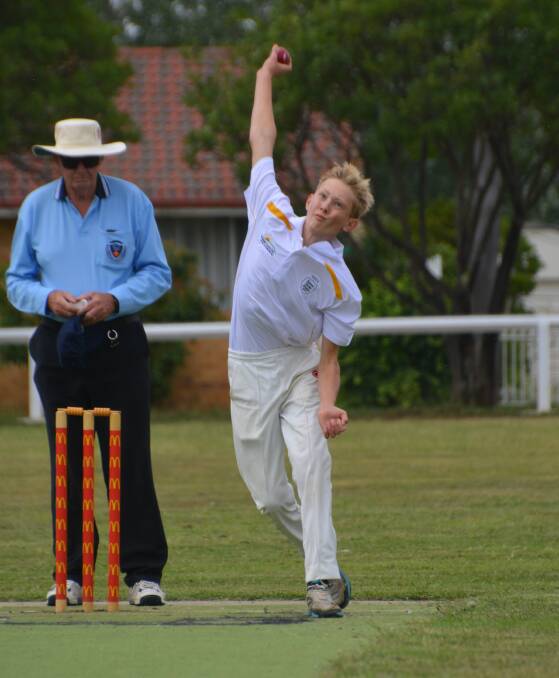 STEAMING IN: Henry Sindel is back in the under 16 representative team to take on Northern Inland's best this season. 