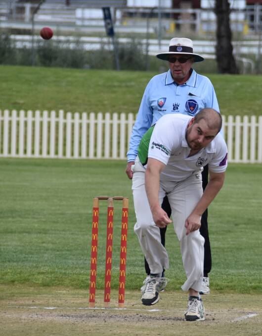 DANGEROUS: City skipper Karl Triebe finished with three wickets against Hillgrove.
