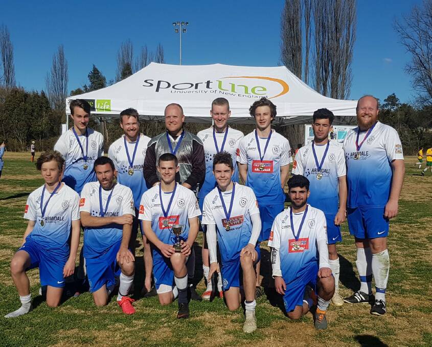 BUILDING: Armidale City Westside's young team took a first round 4-nil win over Easts.