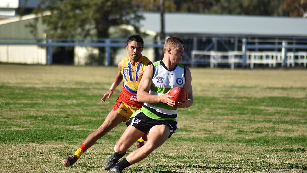 TOUGH TEST: After beating Moree, the Nomads turn their attention to the Inverell Saints. Photo: Haley Caccianiga.