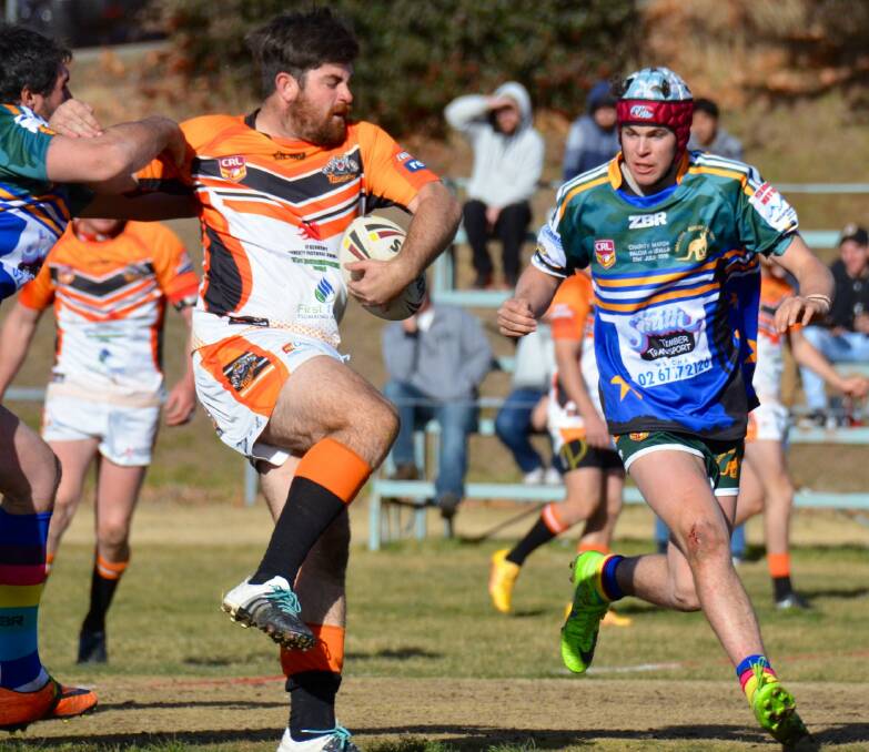 TOP SPOT: Uralla Tigers captain Josh Clark is hoping his team can keep their 100 per cent win record at home when they face the firing Super Spuds this Saturday for the final round of the regular season. 